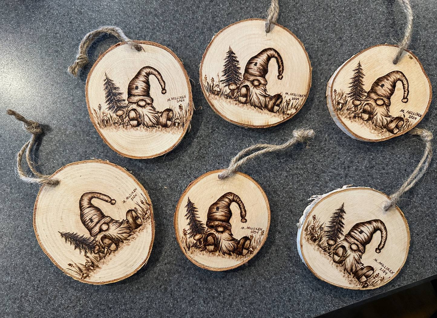 Gnome Christmas ornament