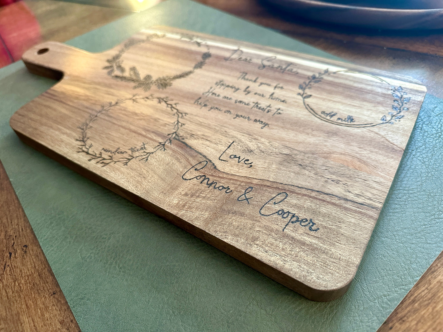 “Dear Santa” Charcuterie Board