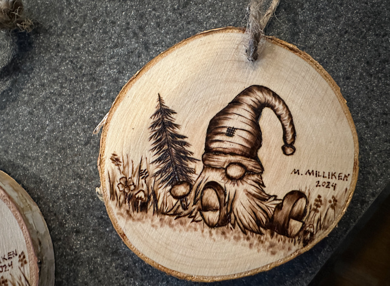 Gnome Christmas ornament